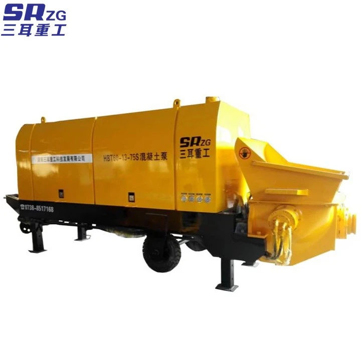 Trail stationary concrete pump depot 1